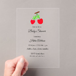 arco verde-cereja adicionado chá de fraldas QR