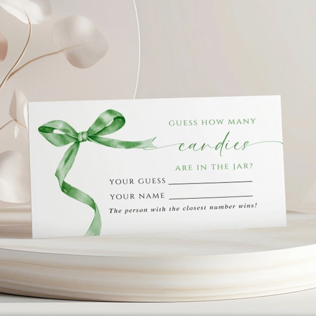 Arco Verde Quantos Cartões de Jogo de Chá Canaliza (Criador carregado)