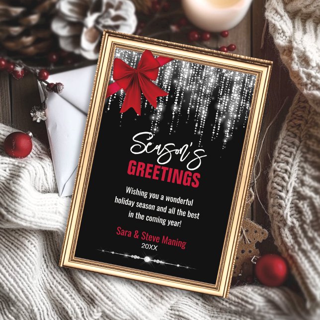 Arco vermelho-chic luzes Natal ano novo (Criador carregado)