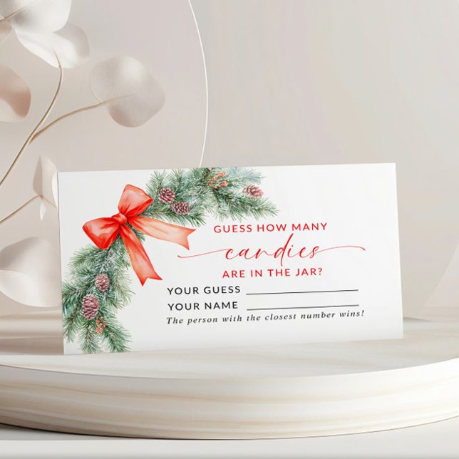 Arco Vermelho Natal Quantas Canais Cartão de Jogo (Criador carregado)