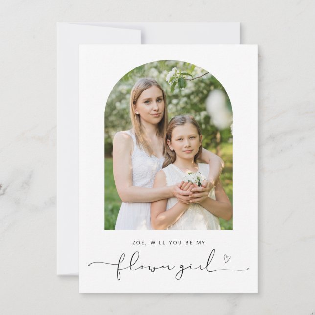 Arco, você será meu cartão de florista? (Frente)