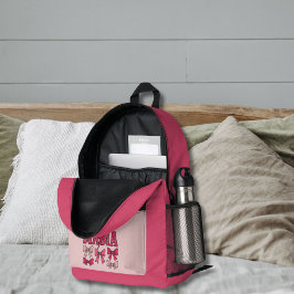 Arcos cor-de-rosa Mochila da Fralda da mamãe