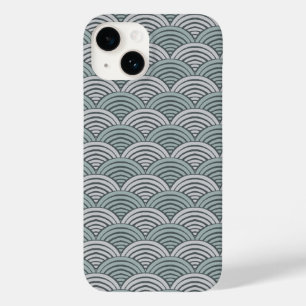 Arcos de Cinza de Ondas Modernas Desenhados