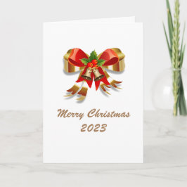 Arcos e Sinos Feliz Cartão de Natal