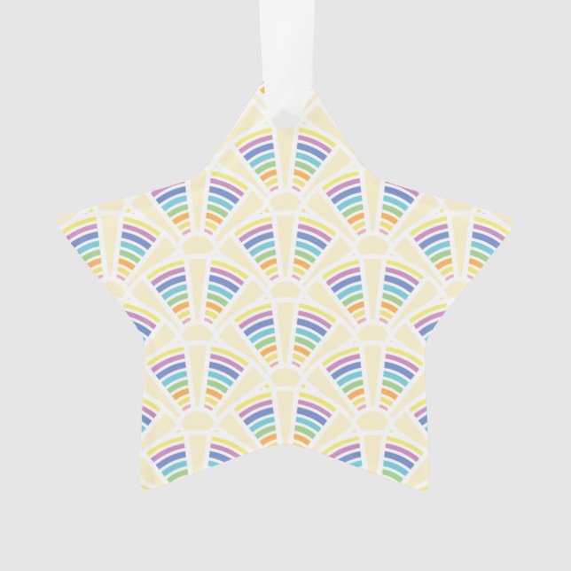 Arcos leves Ornamento acrílico (Frente)