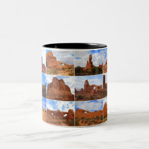 Arcos parque nacional, Utá, caneca da colagem