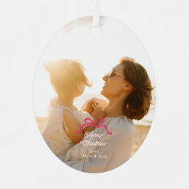 Arcos Retro Rosa Moderno Foto do Natal