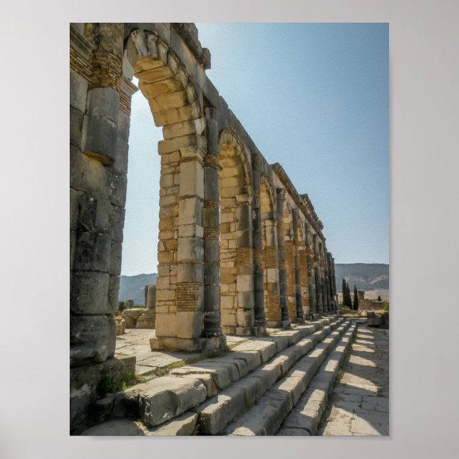 Arcos romanos de Volubilis - Poster (Frente)