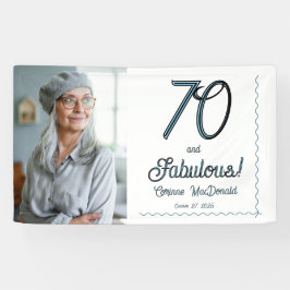 Arctic Blue Seventy and Fabulous 70th Birthday