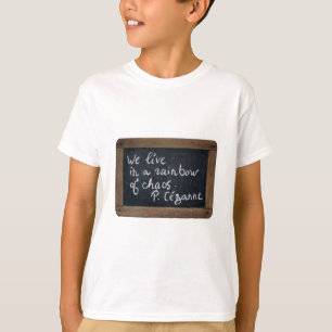 Ardoise 08 Camisa de suor de citação de Cezanne