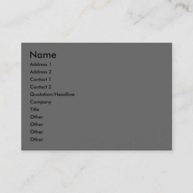 Ardoise o artista cita Cartões de visitas de Dagas (Frente)