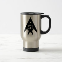 Área 51 Caneca de viagem