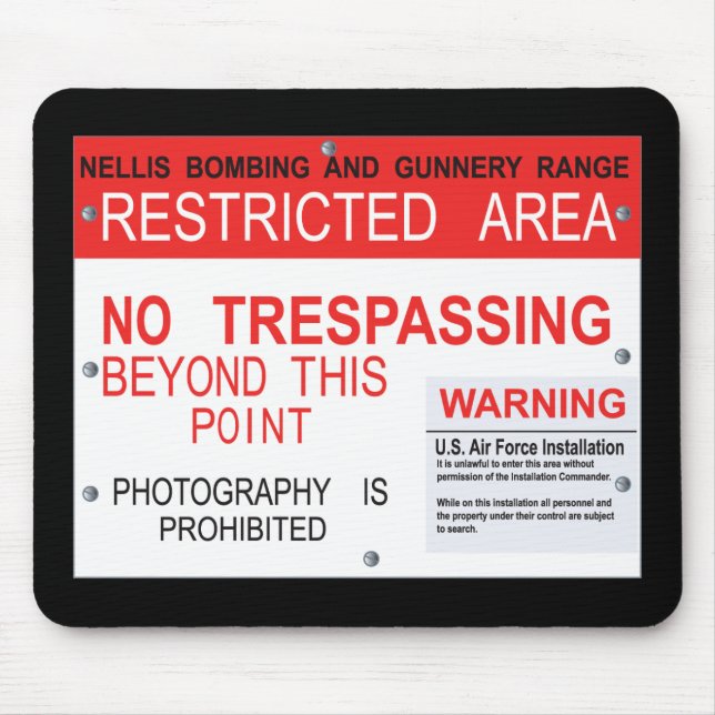 Área 51 Dreamland Mousepad (Frente)