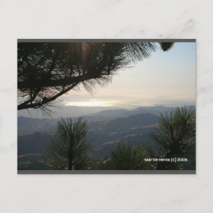 Área da Baía de São Francisco Cartão postal Blue