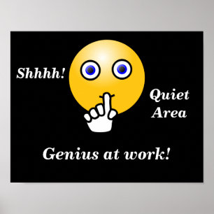 Área silenciosa — poster