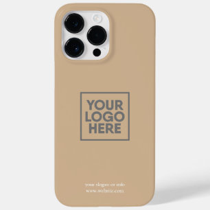 Areia Bege Logotipo Personalizado Negócios Empresa