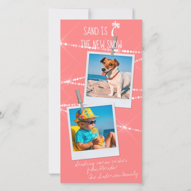 Areia de 2 fotos no feriado tropical é a nova plac (Frente)