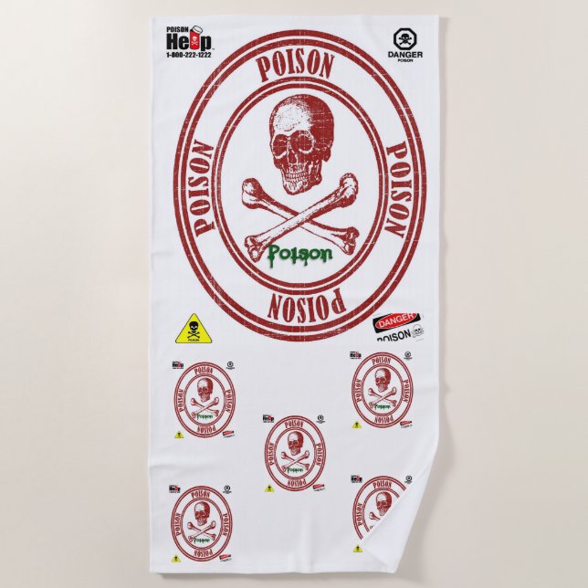 Areia de toalhas Poison (Frente)