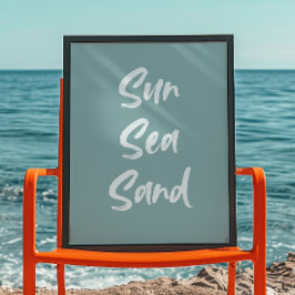 Areia do Mar Sol | Trendy Wall Art | Poster minima