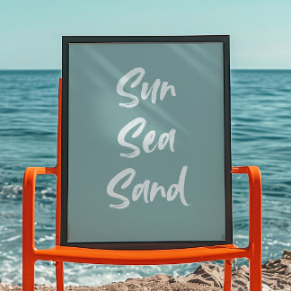 Areia do Mar Sol | Trendy Wall Art | Poster minima