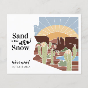 Areia é a nova placa de endereço da Arizona de nev