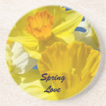 Presentes de primavera de amor porta-copos de aren