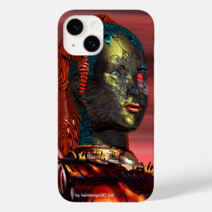 ARES - CYBORG PORTRAIT Red Science Fiction