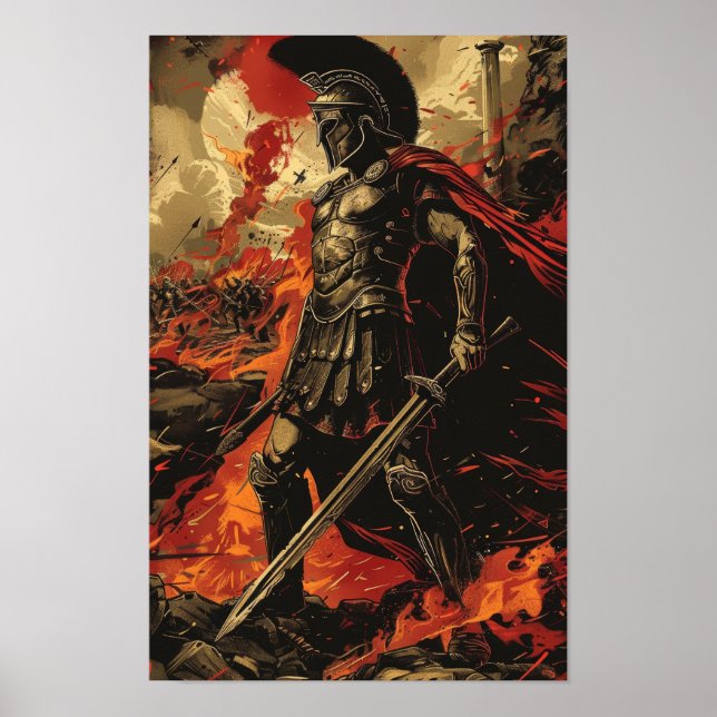 Ares, Poster de Deus da Guerra (Frente)
