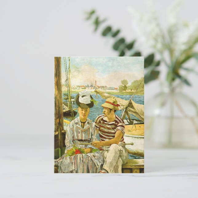 Argenteuil Edouard Manet (Em pé/Frente)