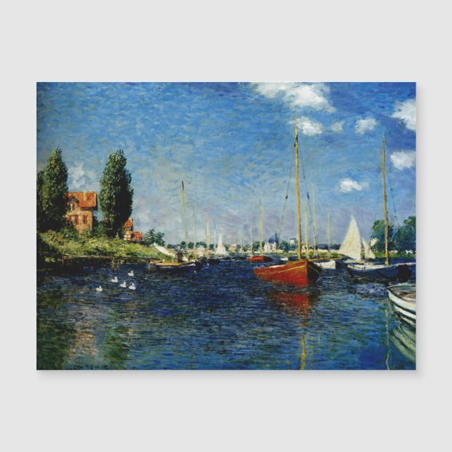 Argenteuil, pintura de arte de Claude Monet (Frente)