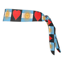 Argentina Flag Heart Love Pattern Argentino Pride