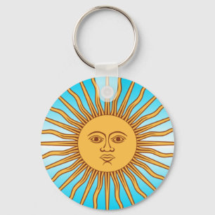 Argentina - Flag Sun - Chaveiro