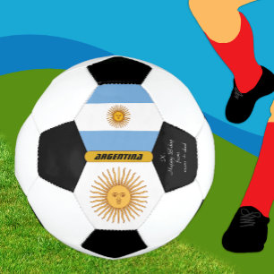 Argentina personalizada, bandeira, bola de futebol