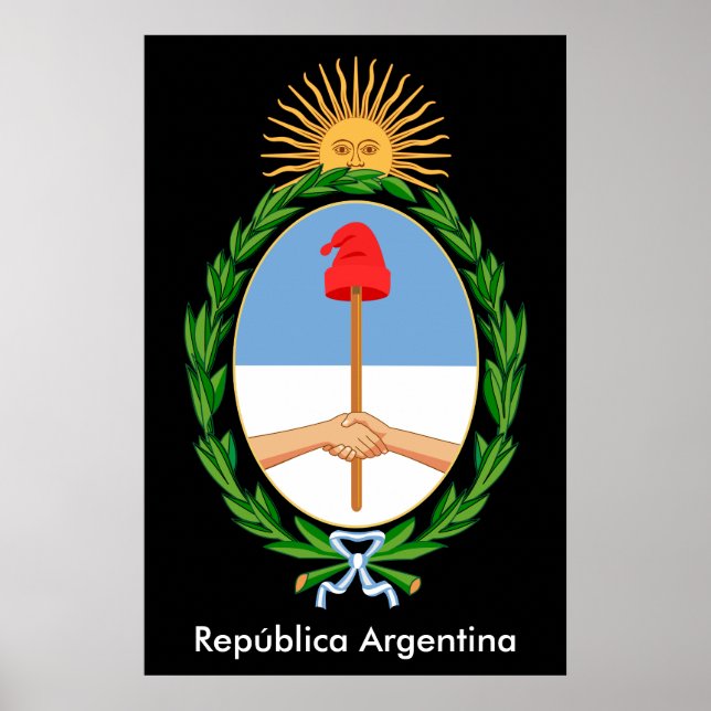Argentina Republica - Emblem Poster (Frente)