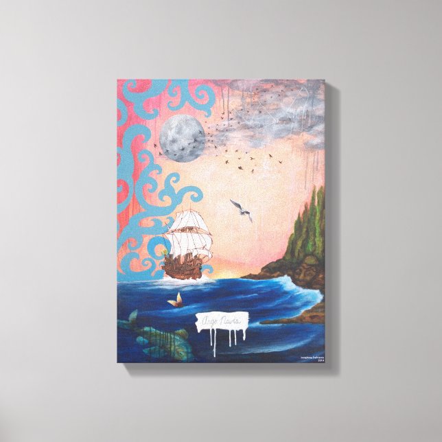 Argo Navis por Josephine DeFrancis Canvas (Frente)
