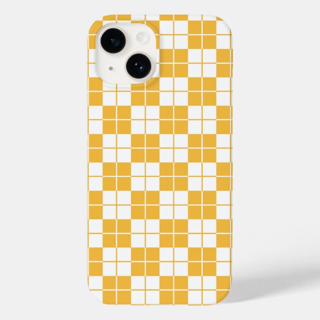Argyle Checkerboard Xadrez amarelo (Verso)
