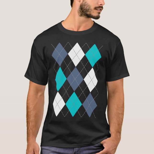 Argyle: Nome de código camisa "azul" ecléctico (Frente)