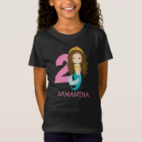 Ariel - Nossa Pequena Camiseta segundo aniversário