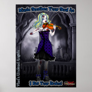 Ariel Zombie Poster violinista