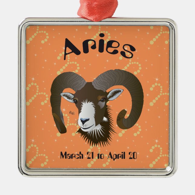 Áries 21 de março a 20 de abril Enfeite (Frente)