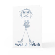 Aries [- BitchScope -] Cartão de Aniversário