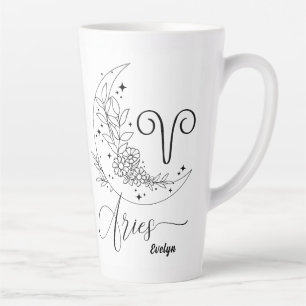 Aries Elegant - Personalize uma grande caneca de 6