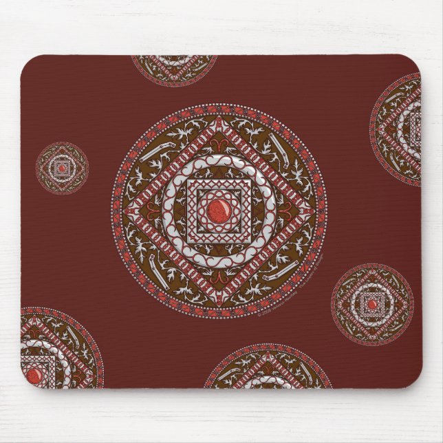 Aries Mandala Mousepad (Frente)