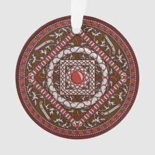 Aries Mandala - Ornamento acrílico