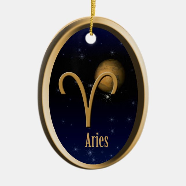 Aries Mars Enfeites de natal (Frente)