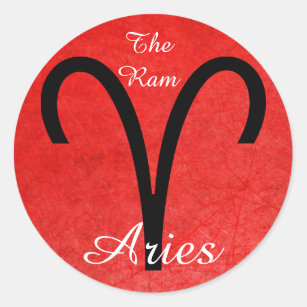 Aries O Adesivo De Astrologia Ram Zodíaco
