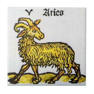 Áries o Carneiro Dourado, Sinais Vintage do Zodíac