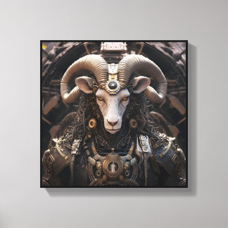 Aries Zodiac Art Canvas