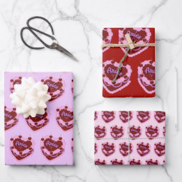Aries Zodiac Coquette Heart Cake