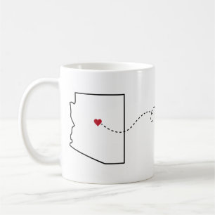 Arizona a Tennessee - caneca de café de